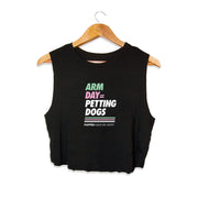 Arm Day Crop Top | Gift for Dog Lovers & Dog Moms