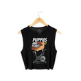 Load image into Gallery viewer, Puppies & Red Frenchie Spin Bike | Crop Top

