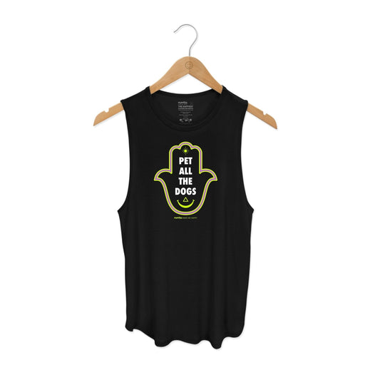 Pet All The Dogs Hamsa | Women's Sleeveless