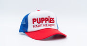 Red White & Blue Puppies | Trucker Hat
