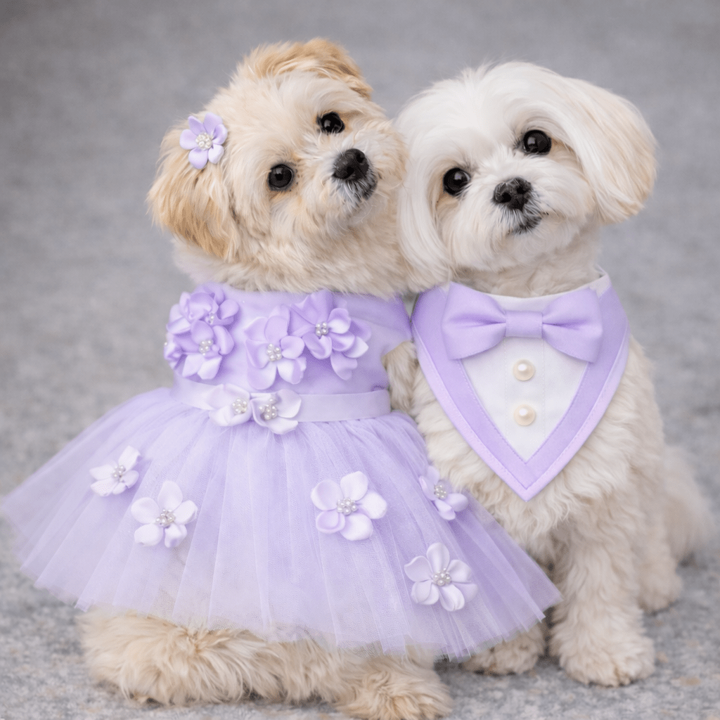 Purple Ceremony Tuxedo Bandana