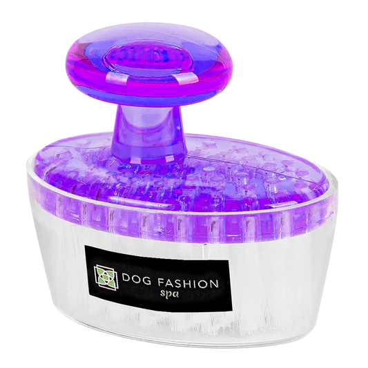 Purple Face and Paw Brush by Dog Fashion Spa