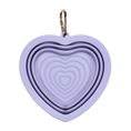 Load image into Gallery viewer, Lavender Heart Collapsible Bowl
