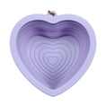 Load image into Gallery viewer, Lavender Heart Collapsible Bowl
