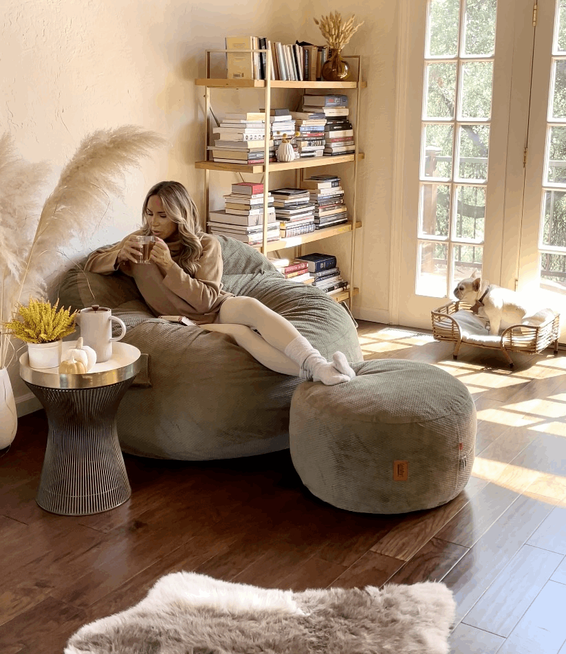 Adult Bean Bag Chair - Queen - NEST Chenille