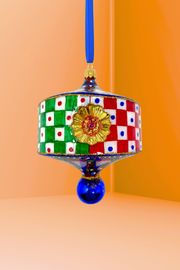 Raffinato Lantern Glass Christmas Ornament