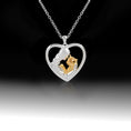 Load image into Gallery viewer, Fur-ever Bond Necklace- 925 Sterling Silver Two Tone
