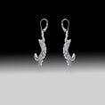 Load image into Gallery viewer, Dangling Cat Earrings- 925 Sterling Silver
