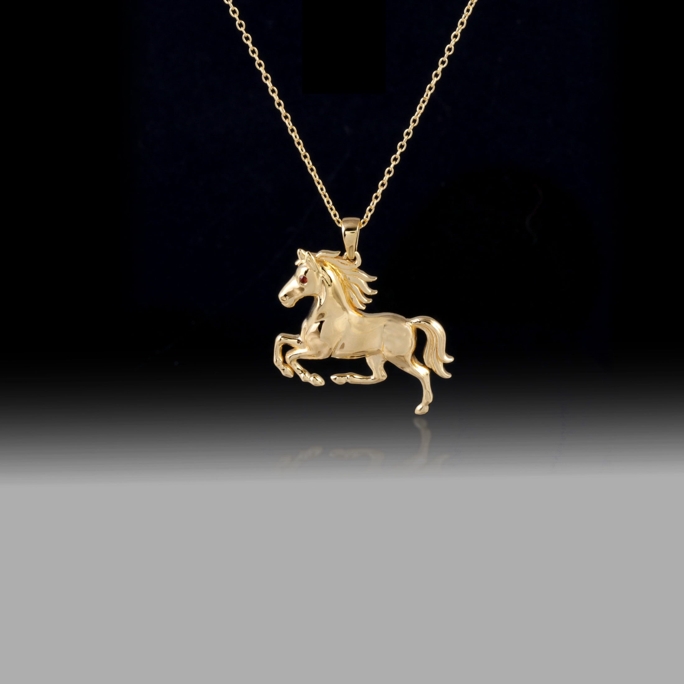 Eternal Gallop Necklace- 925 Sterling Silver