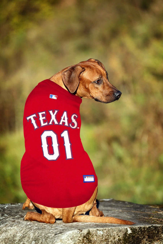 MLB Texas Rangers Mesh Dog Jersey