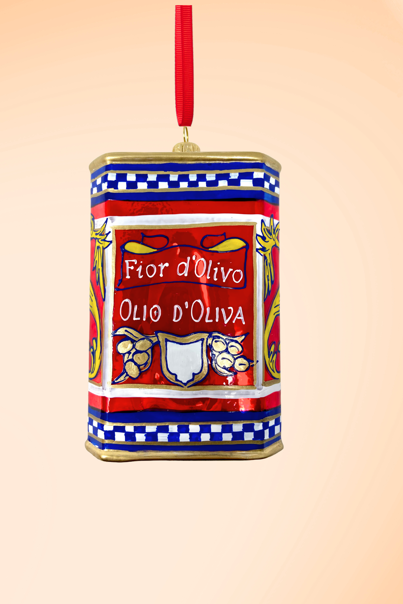 Fior D'Olivo Polish Glass Ornament - Southlake Paws