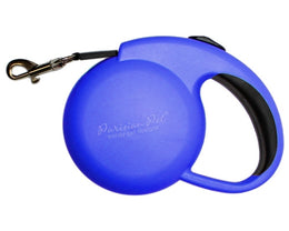 Parisian Pet 'Mini Retractable Leash' for Dogs & Cats – Lightweight 10-Foot Leash, Blue