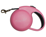 Parisian Pet 'Mini Retractable Leash' for Dogs & Cats – Lightweight, Stylish Pet Leash for Small Dogs, Pink