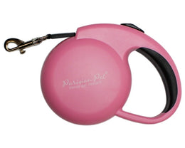 Parisian Pet 'Mini Retractable Leash' for Dogs & Cats – Lightweight, Stylish Pet Leash for Small Dogs, Pink
