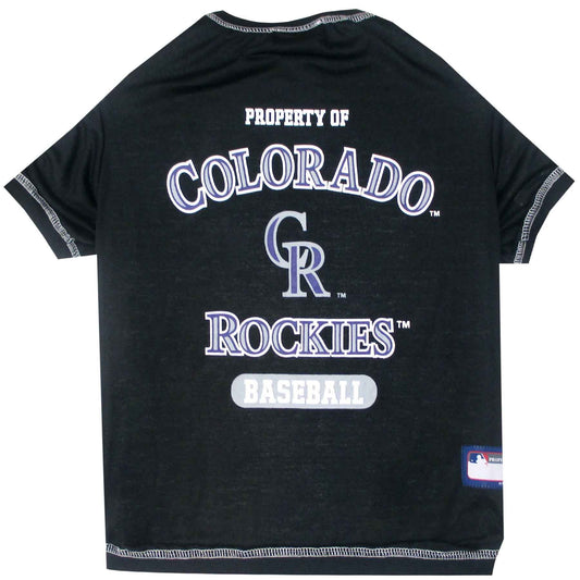 MLB Colorado Rockies Dog T-Shirt