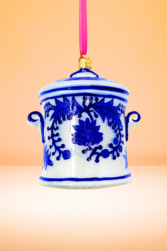 Rossi Cookie Jar Polish Glass Ornament - Southlake Paws