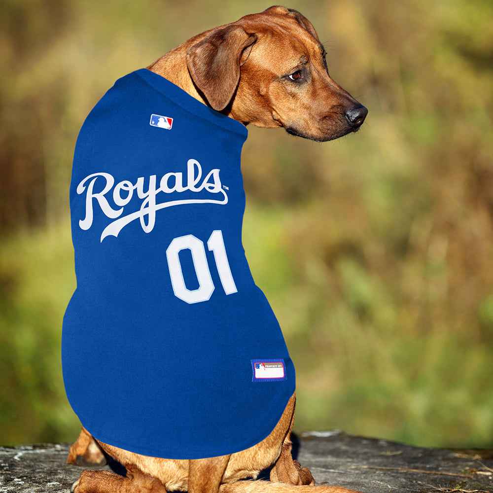 Kansas City Royals MLB Dog Jersey - Official Baseball Pet Fan Apparel
