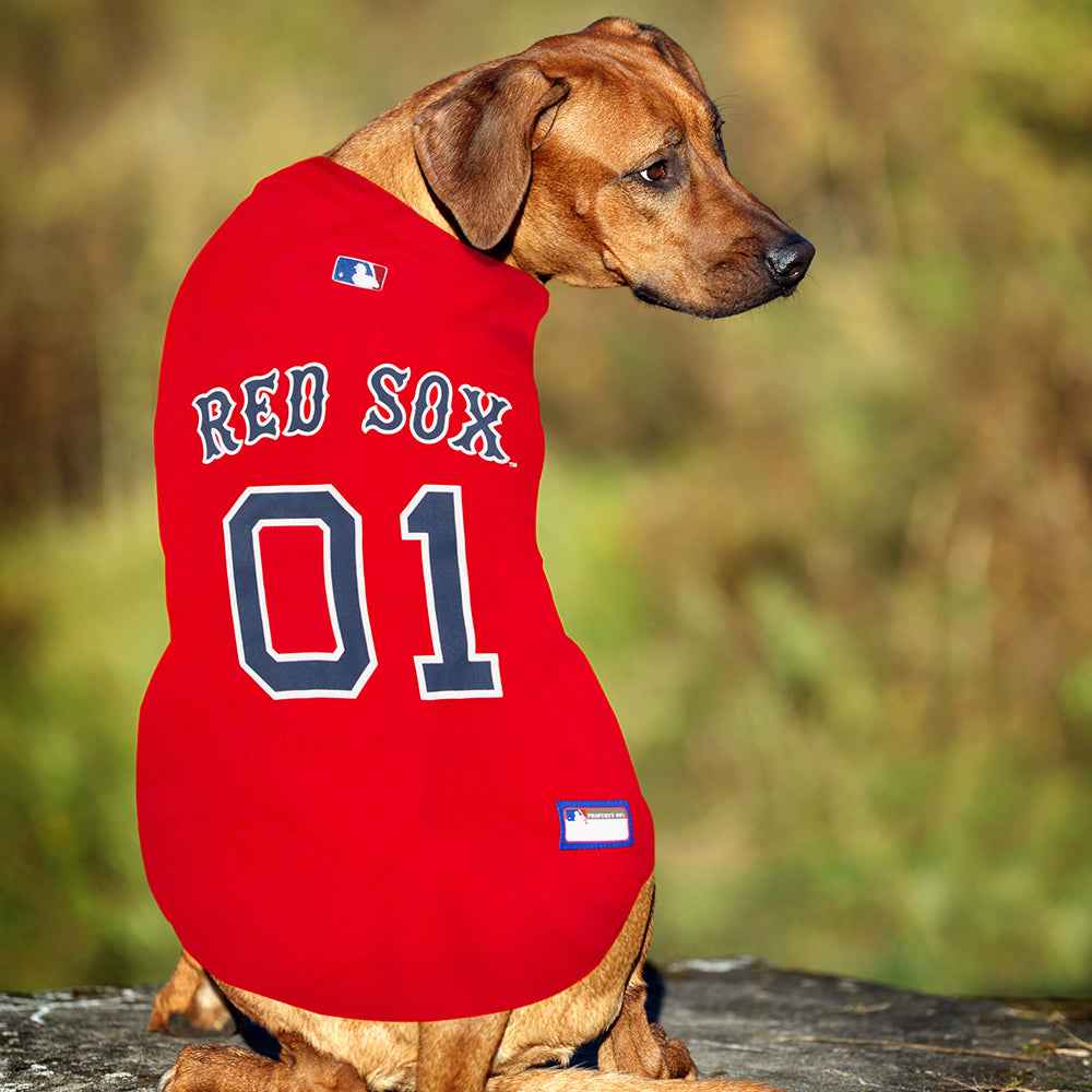 Boston Red Sox MLB Dog Jersey - Official Baseball Pet Fan Apparel