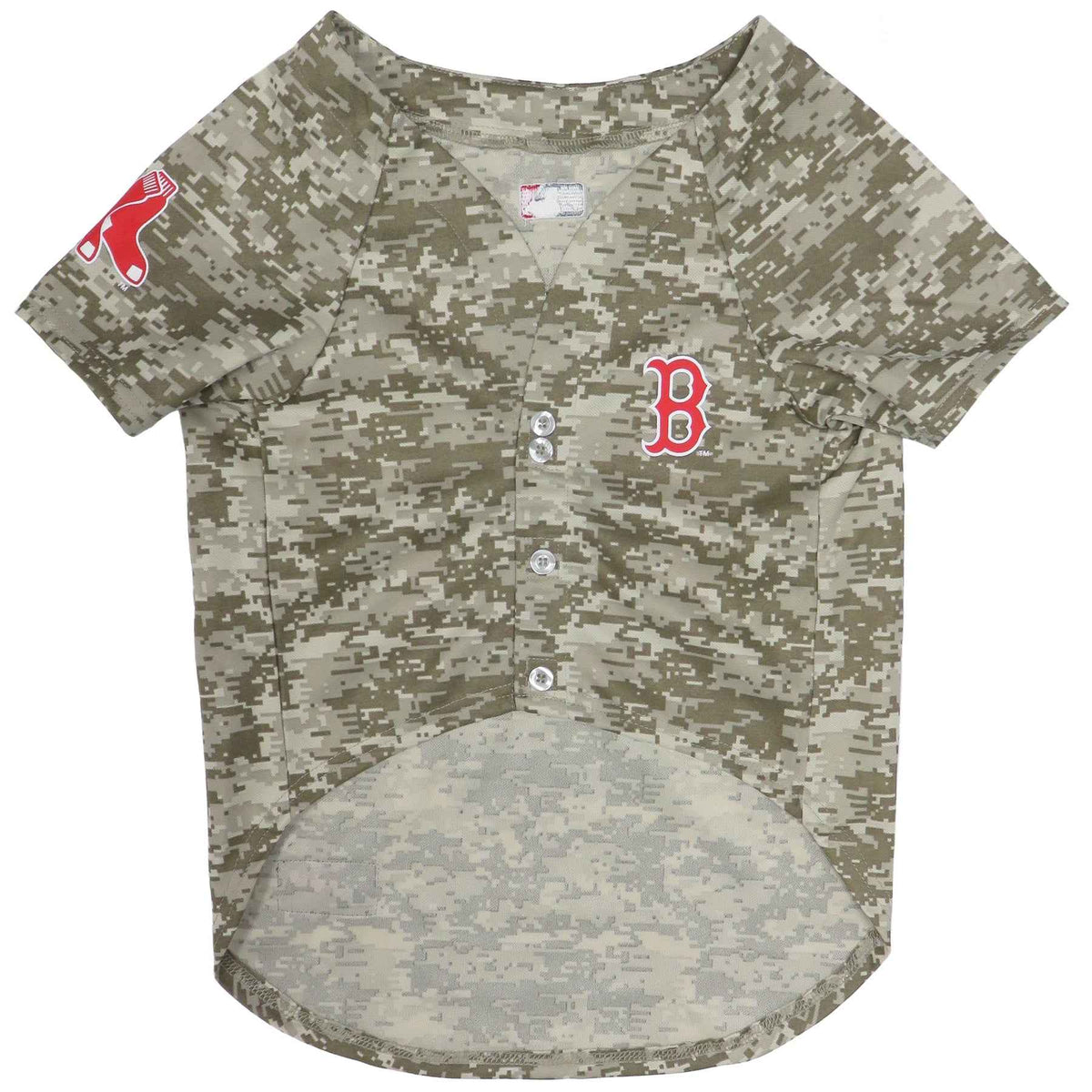 MLB Boston Red Sox Camo Mesh Dog Jersey