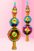 Load image into Gallery viewer, Ruby Sparkling Gem Finial Tree Topper - Southlake Paws
