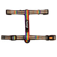 Load image into Gallery viewer, Rainbow Plaid Free-Fit Harness - Southlake Paws
