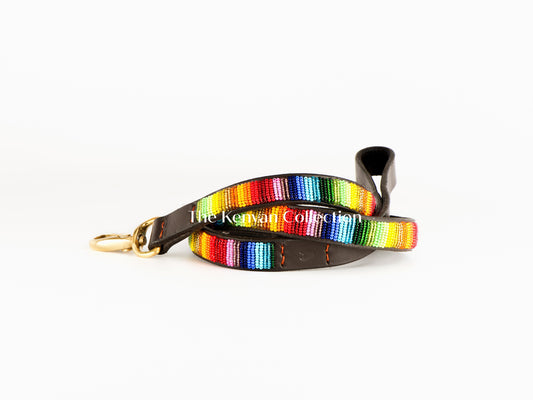 TKC Rainbow Beaded Dog Lead