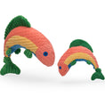 Load image into Gallery viewer, Rauccous Rainbow Trout Knottie® Plush Dog Toy
