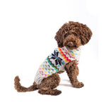 Rainbow Snowflake Dog Sweater