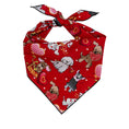 Load image into Gallery viewer, Red Doggie Valentine Bandana
