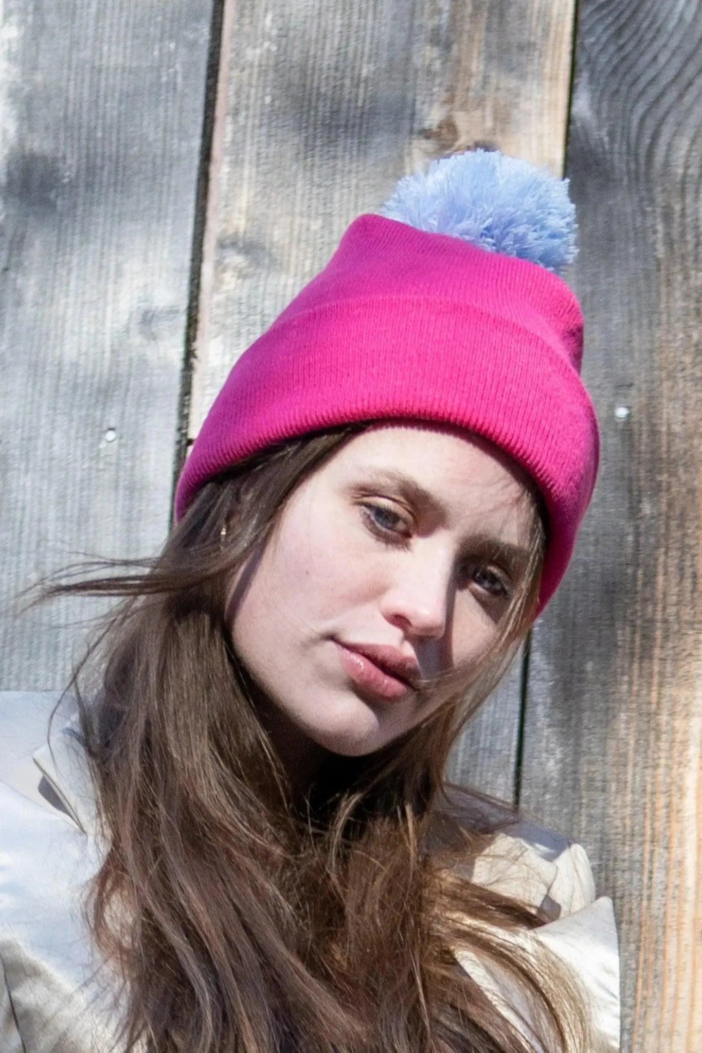 Red Mountain Syrah Winter Hat with Pom - Southlake Paws