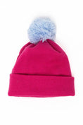 Load image into Gallery viewer, Red Mountain Syrah Winter Hat with Pom - Southlake Paws
