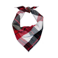 Load image into Gallery viewer, Red Plaid Luxe Flannel Dog Bandana
