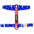 Load image into Gallery viewer, Red, White & Bark Free-Fit Harness - Southlake Paws
