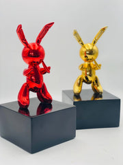 Gold Balloon Rabbit Statue