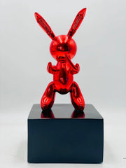 Red Balloon Rabbit Statue