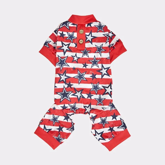 Americana Stars & Stripes Dog PJs - Southlake Paws
