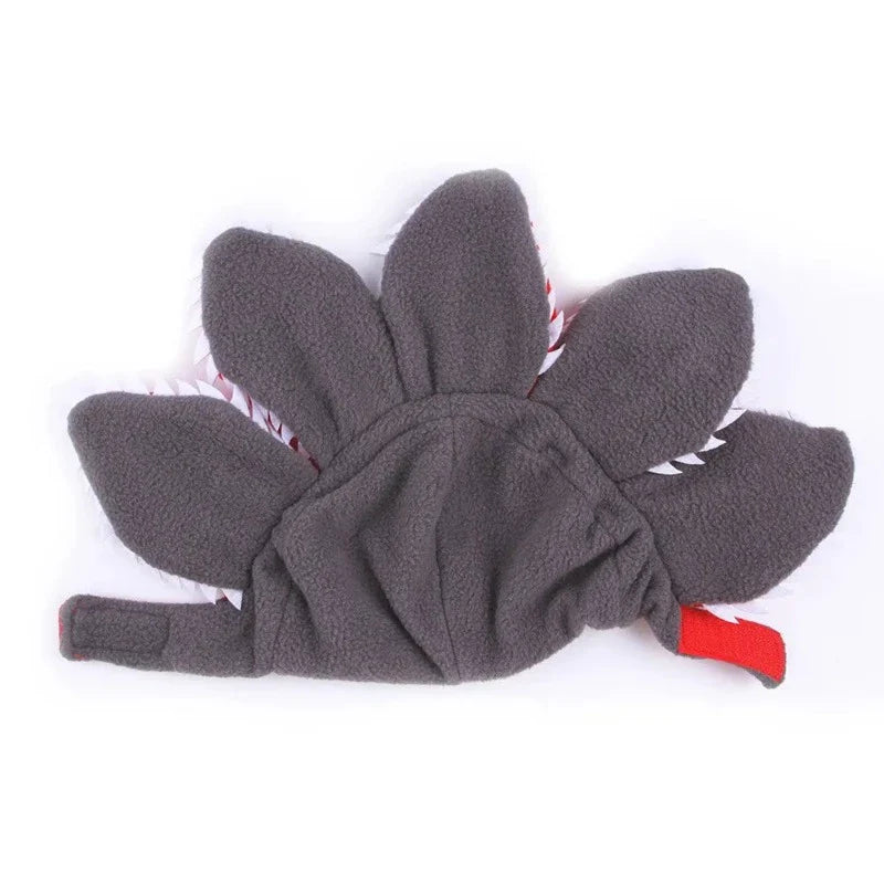 Halloween Red Cannibal Flower Dog Hat