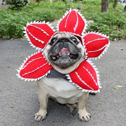 Halloween Red Cannibal Flower Dog Hat