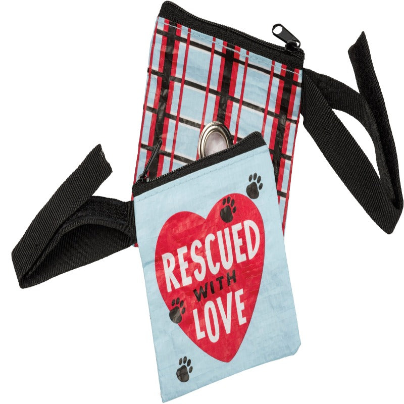 "Rescued With Love" Pet Waste Bag Pouch - Southlake Paws