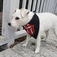 Load image into Gallery viewer, Rockin Roll Tongue Dog Bandana
