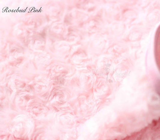 Hello Doggie Rosebud Dog Ultra - plush Satin Handmade blanket