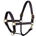 Load image into Gallery viewer, ExionPro Triple Stitched Leather Halter - Brass Hardware
