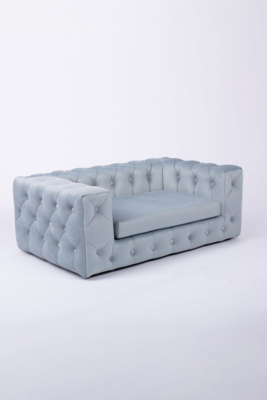 The Royal Luxury Pet Bed in Pink Blue