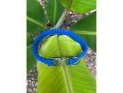 Cobra Braid in Royal Blue - Handmade Dog Collar