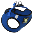 Load image into Gallery viewer, EcoBark Step In Dog Harness - XXXS to Small Breeds- Reflective Soft Mesh Harness for Teacup, Small Dogs and Puppies / Royal Blue
