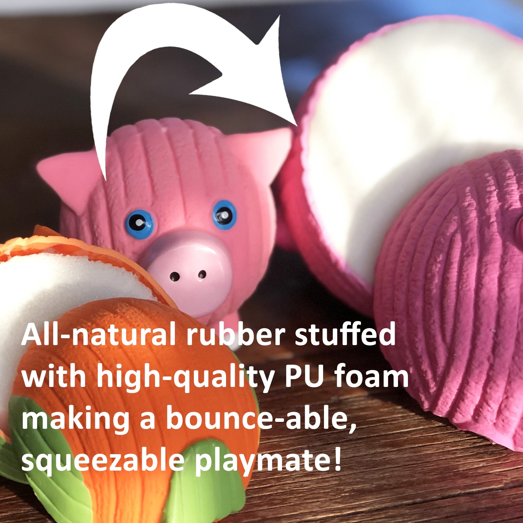 Matty Mail Carrier Ruff-Tex® Latex Ball Dog Toy, Large - image 5