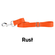 Rust Nylon Dog Leash (1