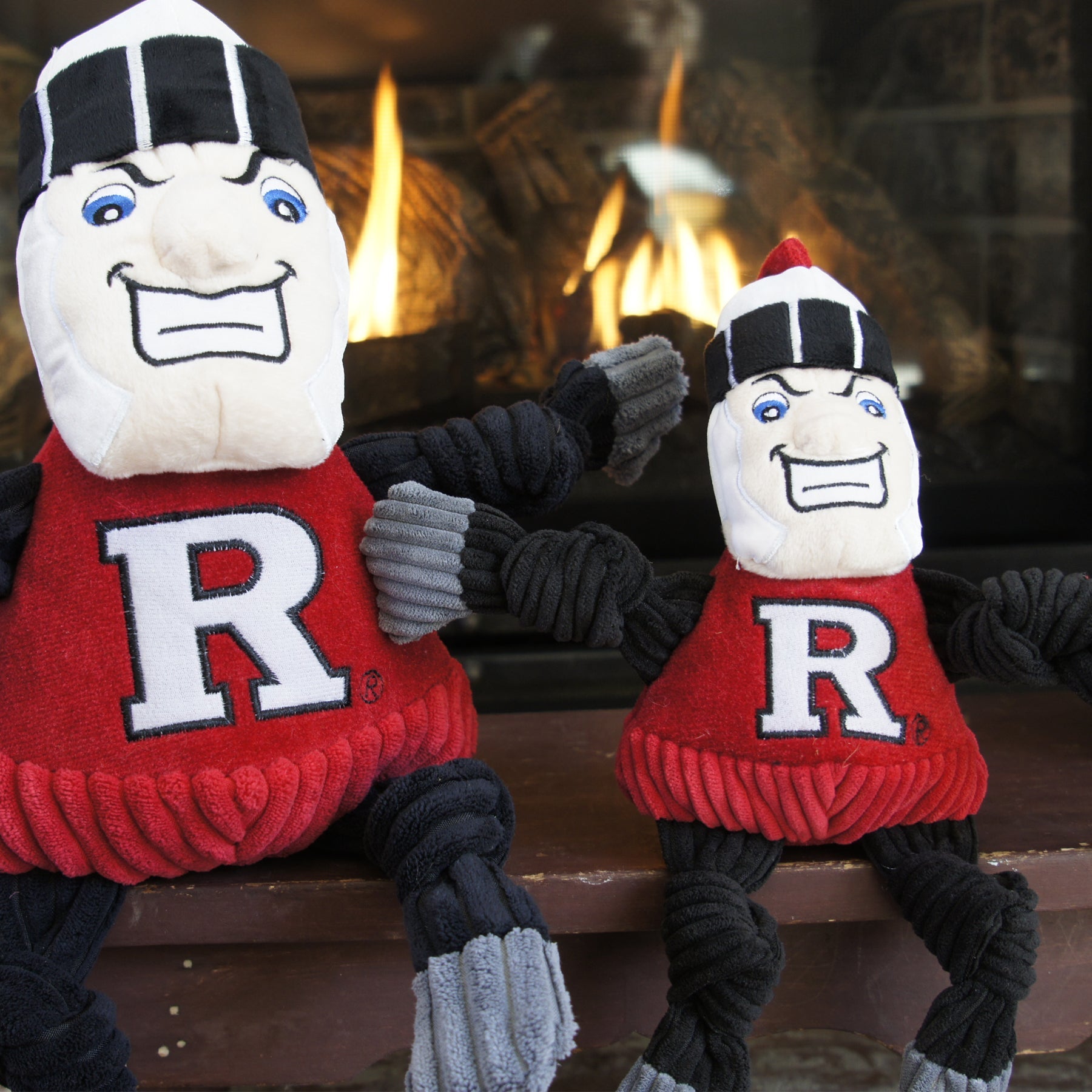 NCAA Rutgers University, Scarlet Knight Knottie® Plush Dog Toy - image 6
