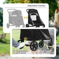 Load image into Gallery viewer, One-Click Foldable Stroller for Large Medium Small Dogs, Pet, Cats with Storage

