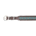 Load image into Gallery viewer, Freedom Trail Dog Collar In Black & Turquoise
